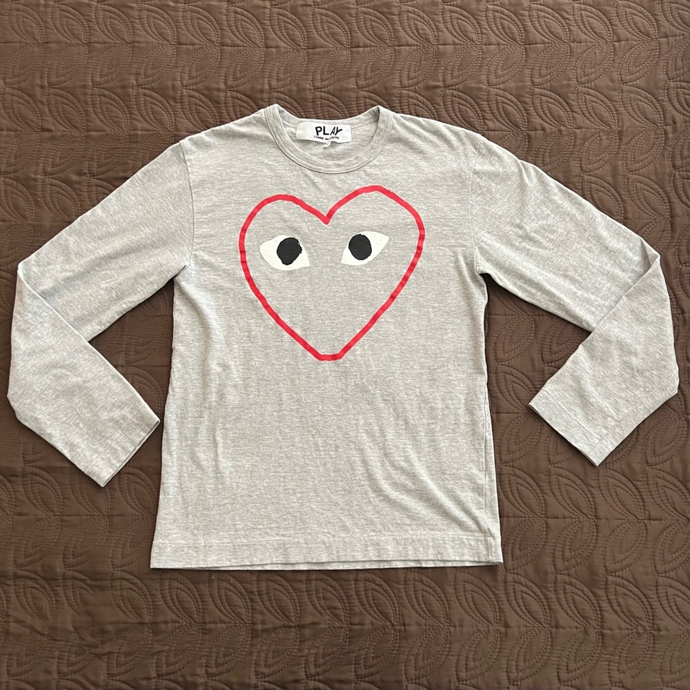 Comme des Garçons PLAY heart long sleeve